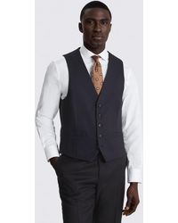 Barberis - Tailored Fit Twill Waistcoat - Lyst