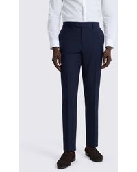 Moss performance slim - Slim Fit Ink Trouser - Lyst