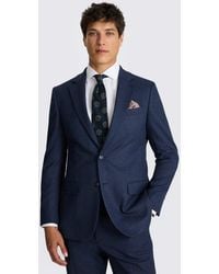 Moss - Tailored Fit Flannel Suit Jacket - Lyst