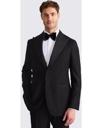 Barberis - Italian Tailored Fit Twill Tuxedo Suit Jacket - Lyst