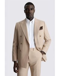 Moss - Tailored Fit Performance Neutral Stripe Suit Suit Jacket - Lyst
