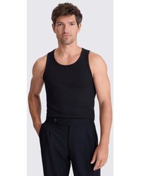 Moss - Ribbed Cotton Vest - Lyst