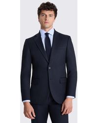 Moss - Tailored Fit Ink Stretch Suit Jacket - Lyst