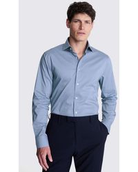 Moss - Tailored Fit Mid- Stretch Shirt - Lyst