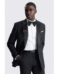Moss - Tailored Fit Peak Lapel Performance Tuxedo Suit Suit Jacket - Lyst