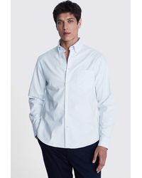 Moss - Light Washed Oxford Shirt - Lyst