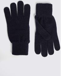 Moss - Cashmere Blend Gloves - Lyst