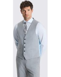 Moss - Regular Fit Light Stretch Waistcoat - Lyst
