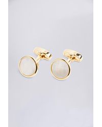 Moss - Mother Of Pearl Cufflinks - Lyst