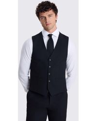 Moss - Tailored Fit Stretch Waistcoat - Lyst