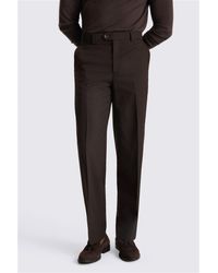 Moss - Relaxed Fit Flannel Trousers - Lyst