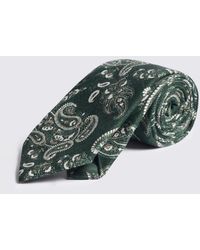 Tessitura bottinelli - Italian Dark & Camel Silk Paisley Tie - Lyst