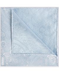 Wedding paisley - Sky Pocket Square - Lyst