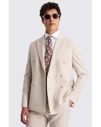 Moss - Slim Fit Camel Suit Jacket - Lyst