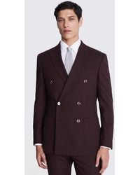 Moss - Tailored Fit Port Flannel Suit Jacket - Lyst