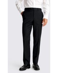 Moss - Tailored Fit Stripe Performance Trousers - Lyst