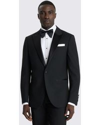 Moss - Regular Fit Peak Lapel Tuxedo Suit Suit Jacket - Lyst