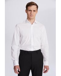 Moss - Tailored Fit Stretch Shirt - Lyst