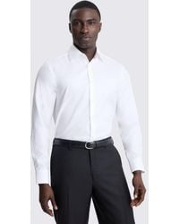 Moss - Premium Tailored Fit Twill Shirt - Lyst