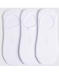Moss - 3-Pack Bamboo Trainer Socks - Lyst