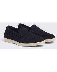 Moss - Lewisham Relaxed Suede Loafers - Lyst