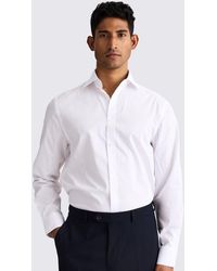 Moss - Regular Fit Stretch Print Contrast Shirt - Lyst