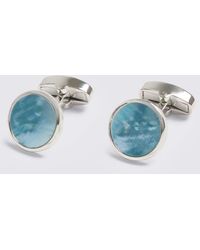 Moss - Mother Of Pearl Cufflinks - Lyst