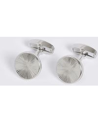 Moss - Round Pinwheel Cufflinks - Lyst