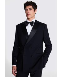 Moss - Tailored Fit Peak Lapel Performance Tuxedo Suit Suit Jacket - Lyst