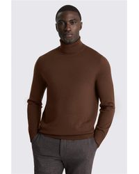 Moss - Merino Roll-Neck Jumper - Lyst