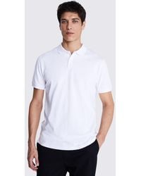 Moss - Cotton Piqué Polo Shirt - Lyst