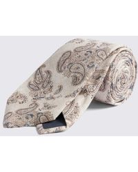 Tessitura bottinelli - Italian & Paisley Silk Tie - Lyst