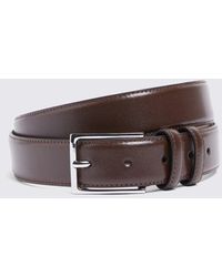 Moss - Classic Leather Belt - Lyst