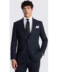 Moss - Regular Fit Check Suit Jacket - Lyst