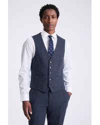 Moss - Slim Fit Donegal Waistcoat - Lyst