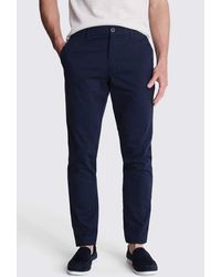 Moss - Tailored Fit Stretch Chinos - Lyst