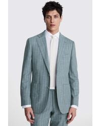 Zegna - Italian Tailored Fit Stripe Suit Jacket - Lyst
