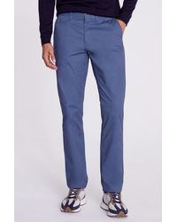 Moss - Tailored Fit Stretch Chinos - Lyst
