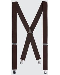 Moss - Chocolate Clip-On Braces - Lyst