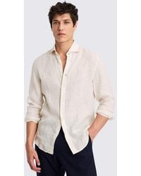 Moss - Off- Linen Shirt - Lyst
