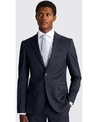 Moss - Slim Fit Ink Stretch Suit Jacket - Lyst