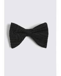 Moss - Textured Oversized Bow Tie - Lyst