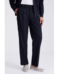Moss - Wool Pleated Trousers - Lyst