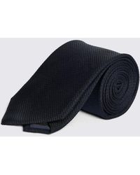 Moss - Silk Semi Plain Tie - Lyst