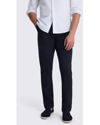 Moss - Tailored Fit Cotton Chinos - Lyst
