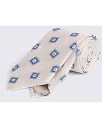 Moss - Off- Silk Medallion Tie - Lyst