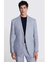 Moss - Regular Fit Light Linen Suit Jacket - Lyst