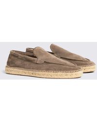 Moss - Taupe Suede Espadrille - Lyst