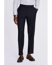 Moss - Regular Fit Twill Trousers - Lyst