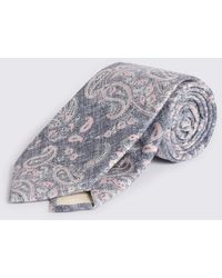 Tessitura bottinelli - Italian & Paisley Silk Tie - Lyst